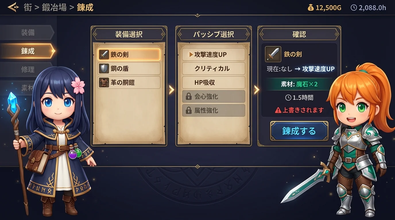 鍛冶場（錬成）